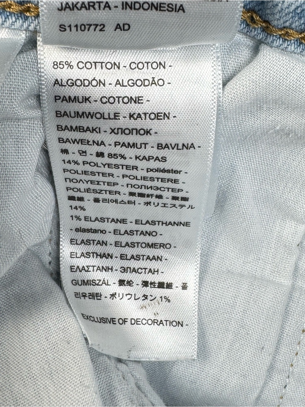 Levi’s Ribcage Straight Raw Hem Jeans Light Wash Women’s 26 Ankle - Picture 10 of 12